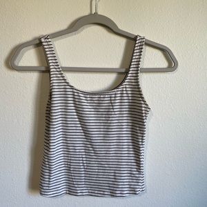 Stripped Cropped Tank